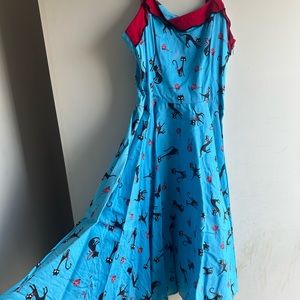 Pinup Girl Clothing Cat Netti dress